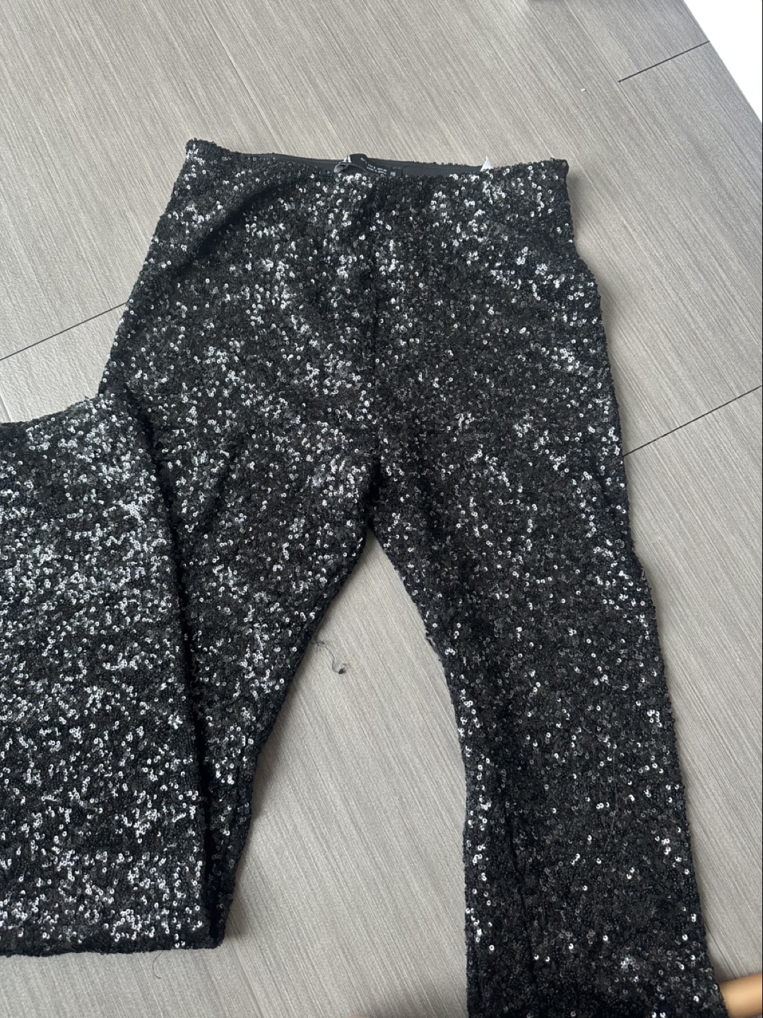 Zara Sequin Pants - Size S