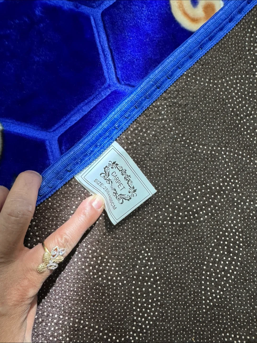 Brand new Blue Floral digital print carpet size 8 x 13 feet 🥕 image indicator(9)