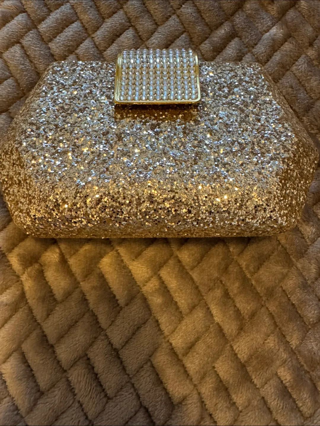 Sparkly Gold Clutch thumbnail