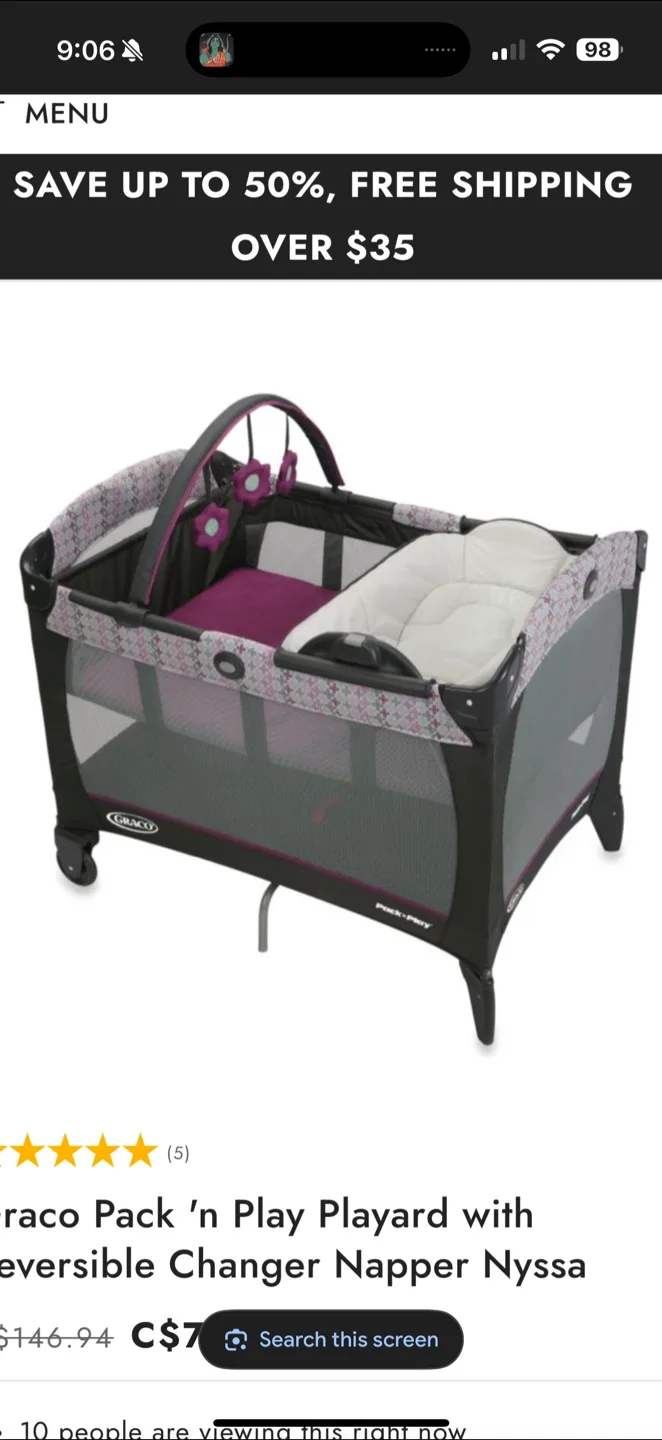 Graco Pack 'n Play Playard with Napper & Changer thumbnail