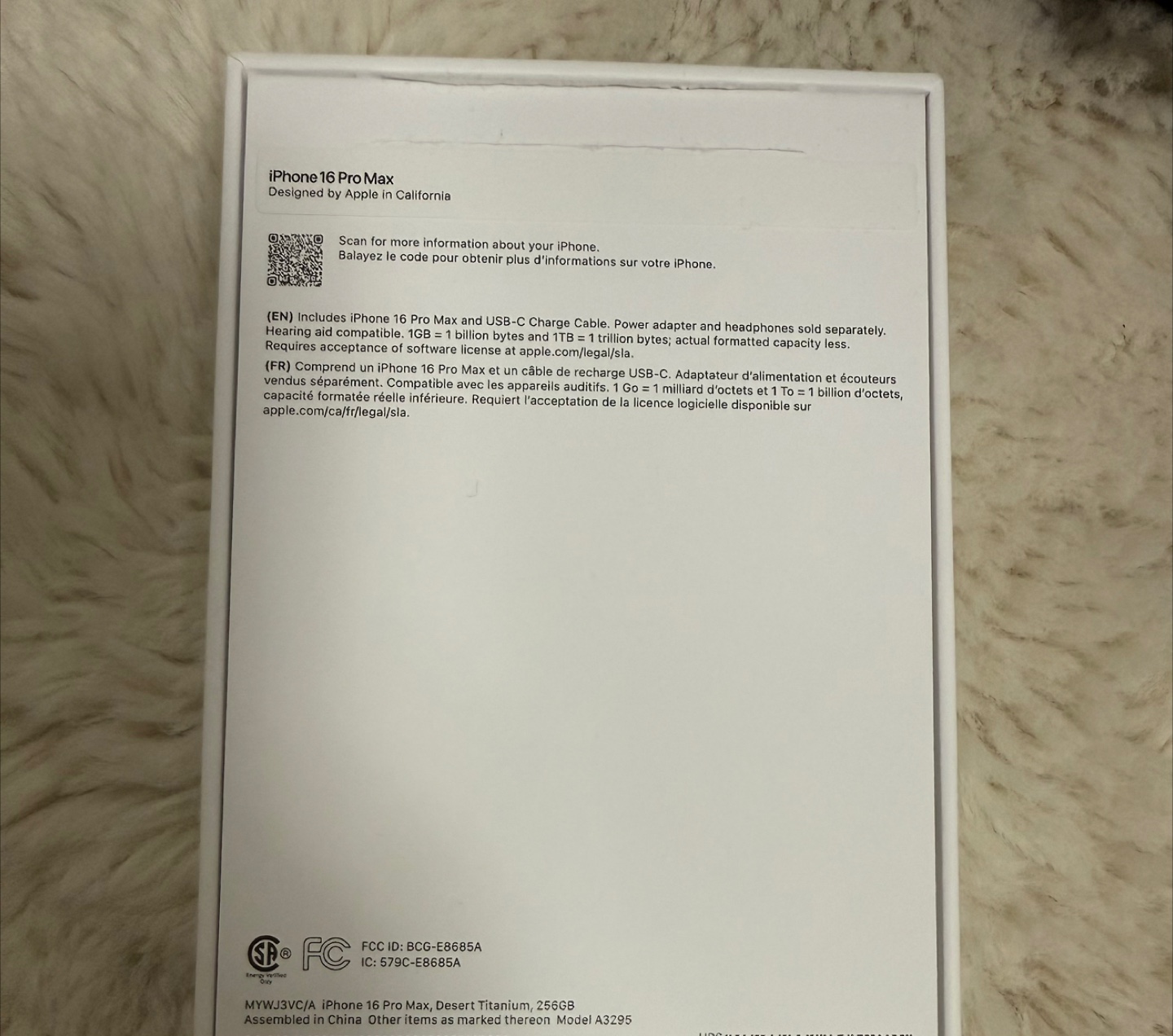 New iPhone 16 Pro Max - Desert Titanium, 256GB - photo 2
