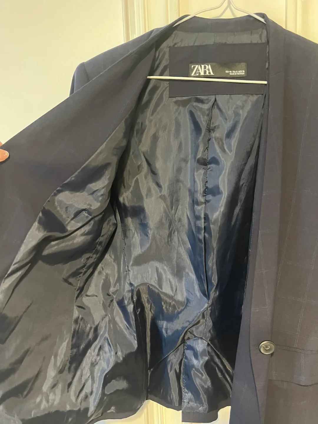 Zara Navy Blue Blazer - Size 40 (USA 8) image indicator(6)