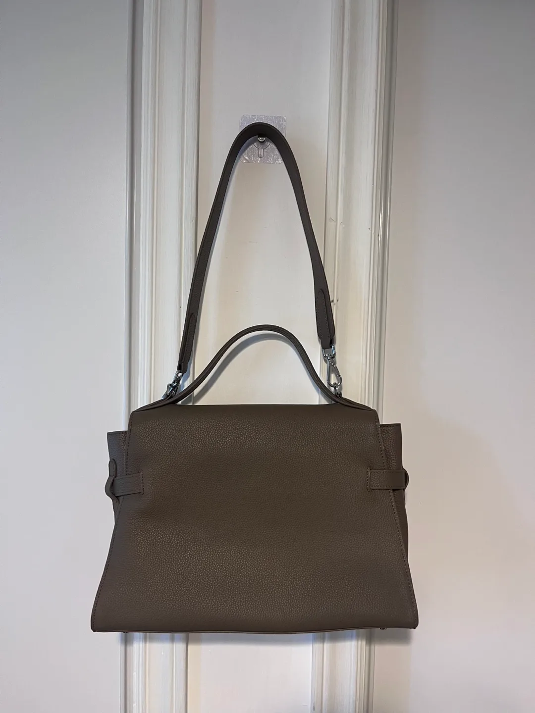 Leather Handbag - Taupe image indicator(2)