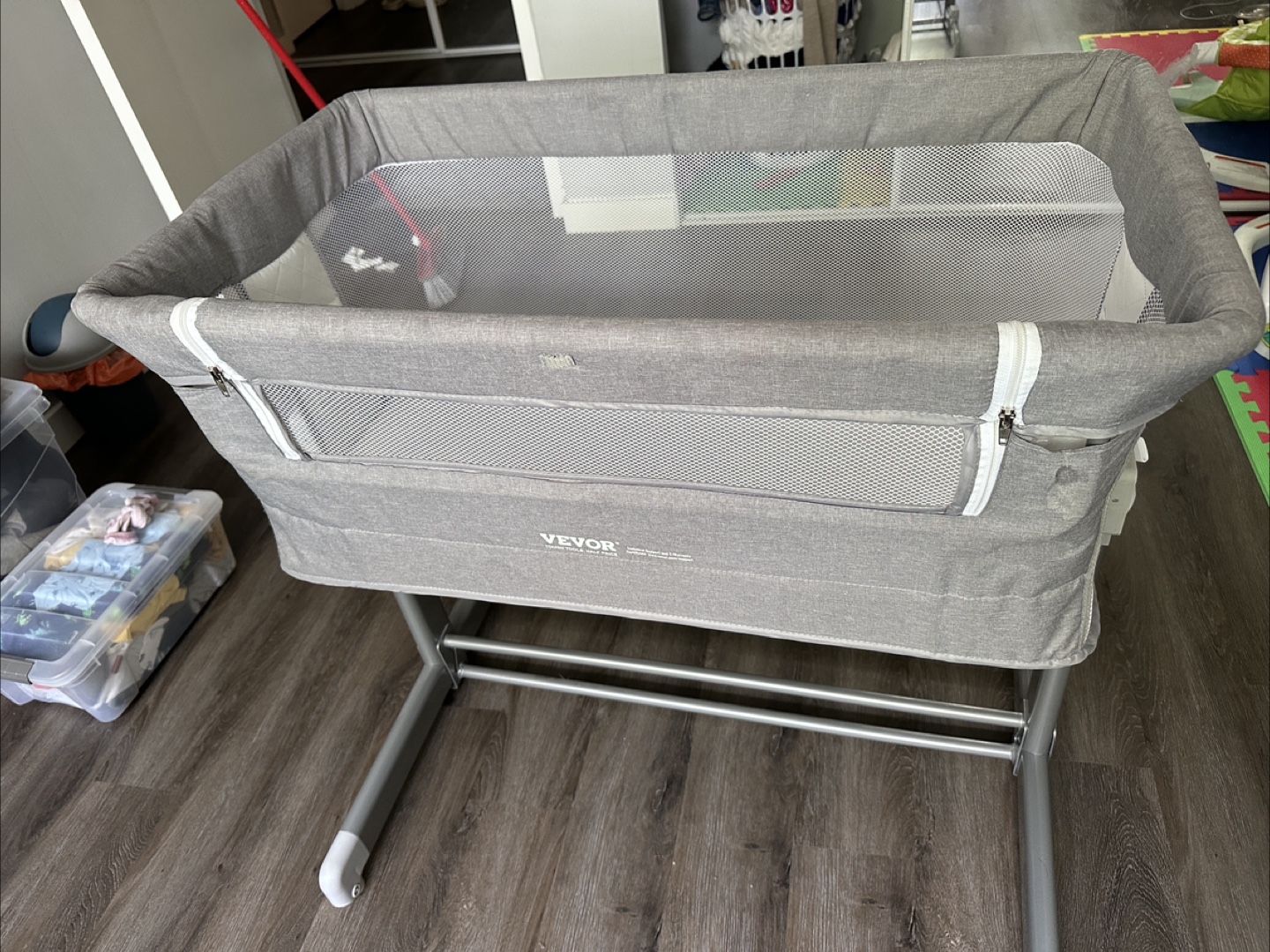 Vevor Baby Bassinet - Grey - photo 2