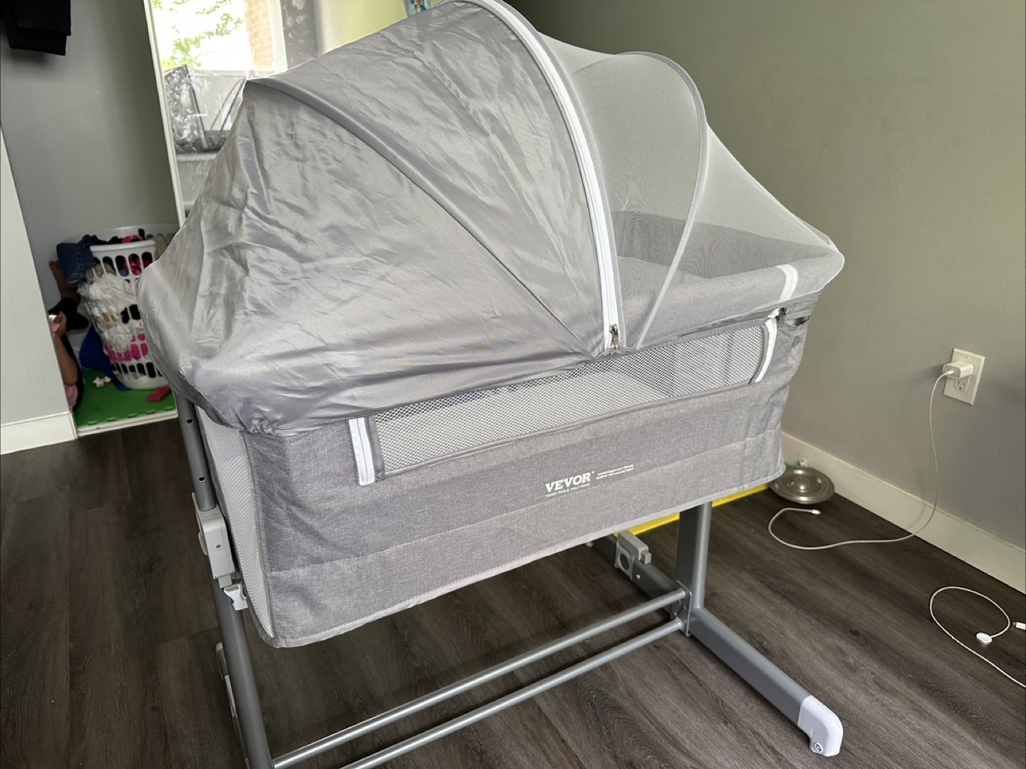 Vevor Baby Bassinet - Grey