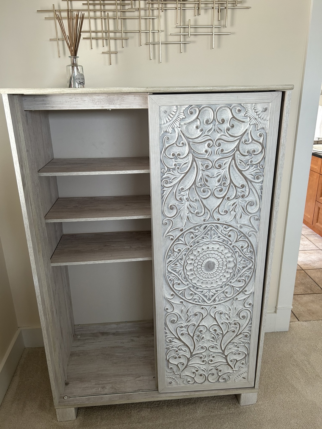 Carved Wood Cabinet - photo 2
