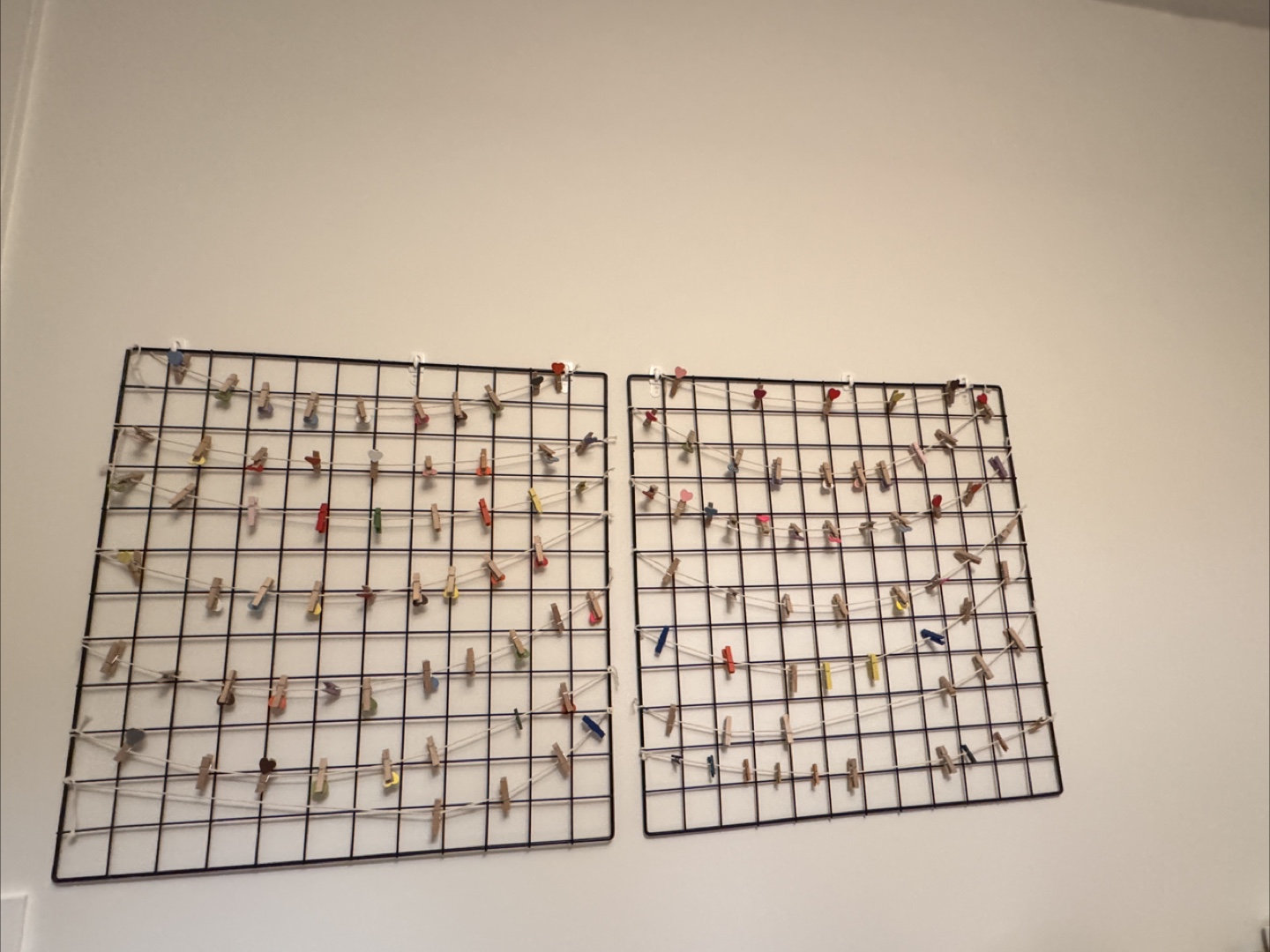 Wall Grid Panel with String & Clips