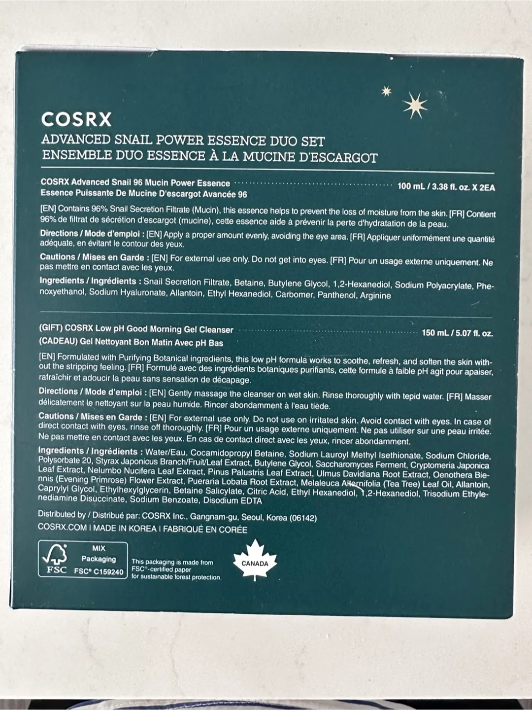 New COSRX Advanced Snail Power Essence Duo Set image indicator(2)