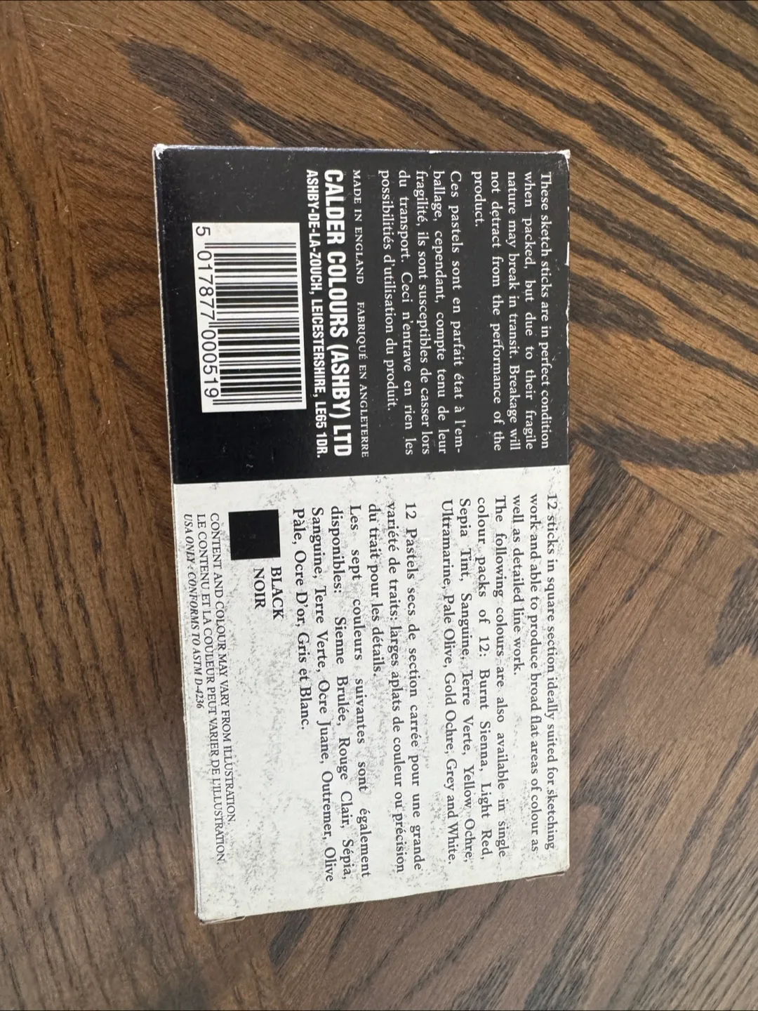 Conté à Paris 12 Black Sketch Sticks image indicator(3)