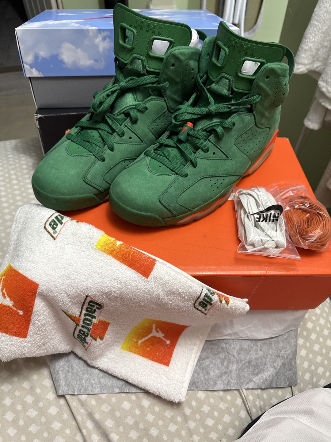 Nike Air Jordan 6 Retro Gatorade Green - photo 5