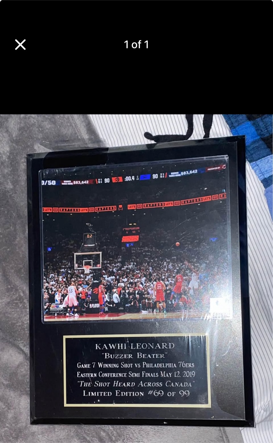 Kawhi Leonard Buzzer Beater Limited Edition #69/99