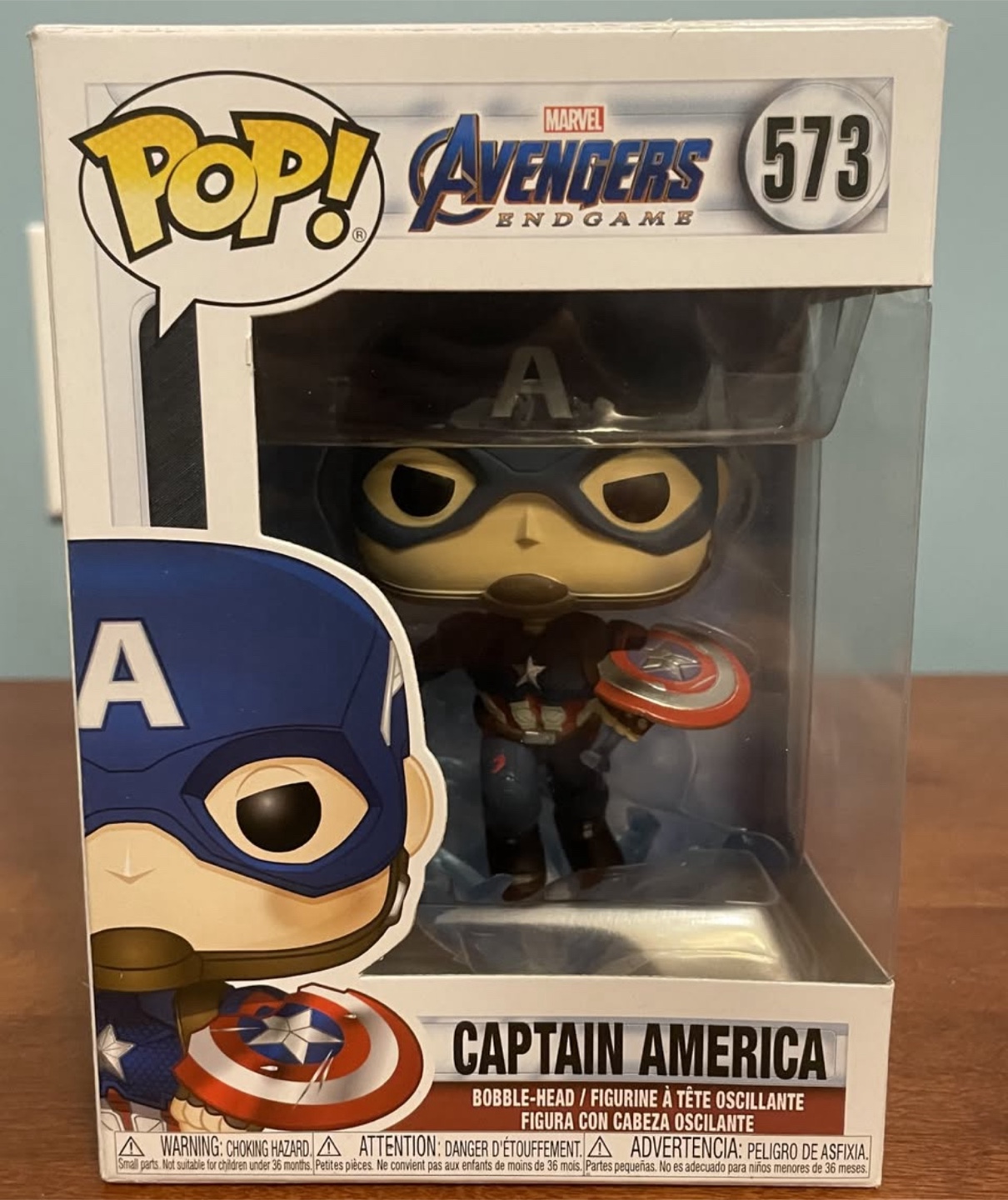 Marvel Avengers Endgame Captain America Funko Pop! #573
