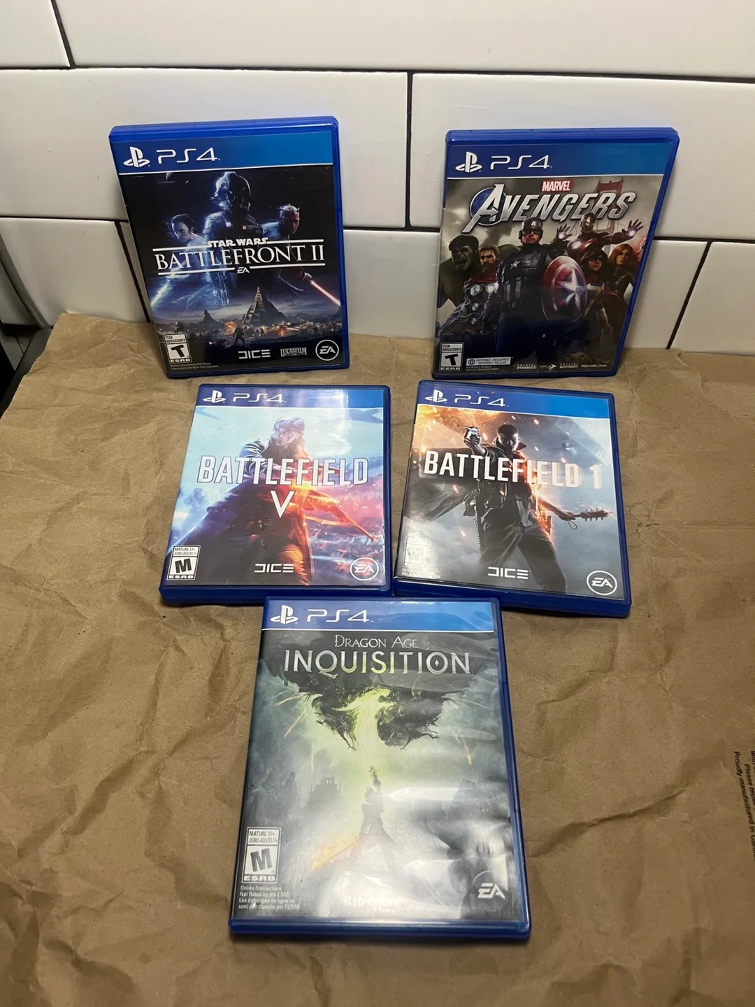 PS4 Games - Battlefield, Avengers, Dragon Age thumbnail