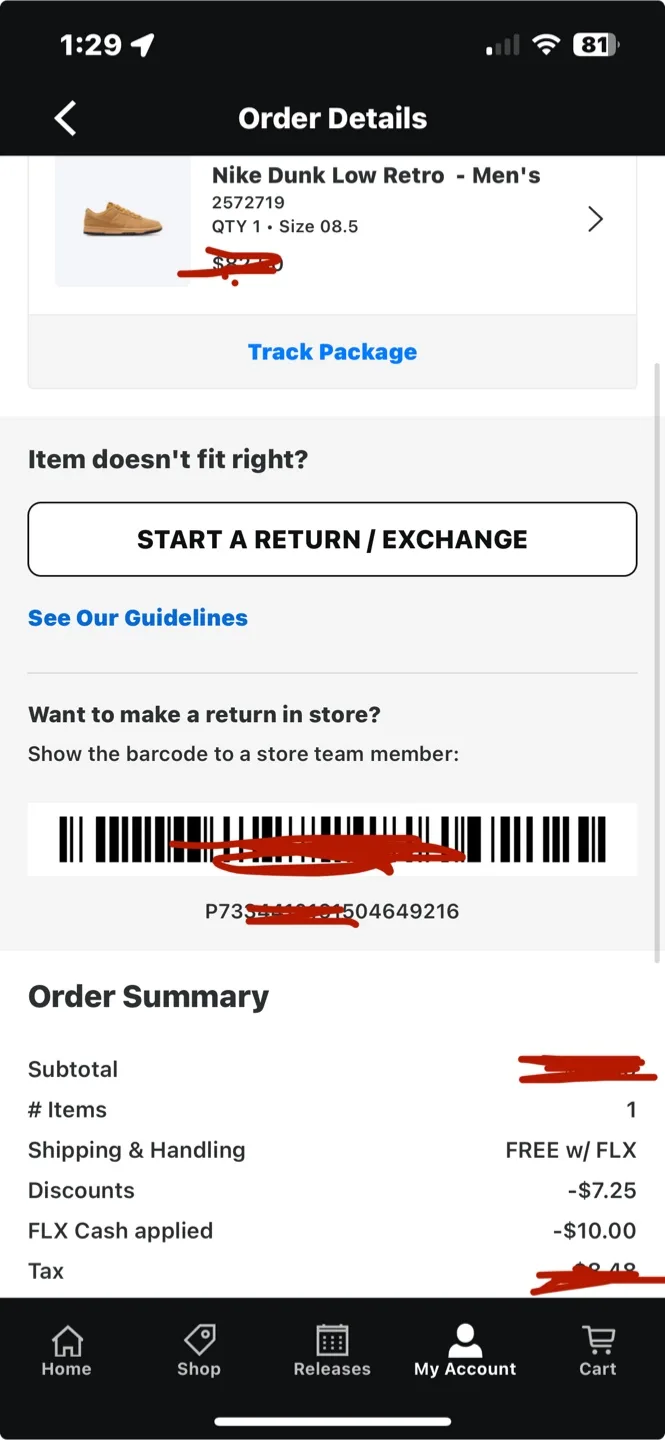 Nike Dunk Low Wheat Size 8.5 image indicator(9)