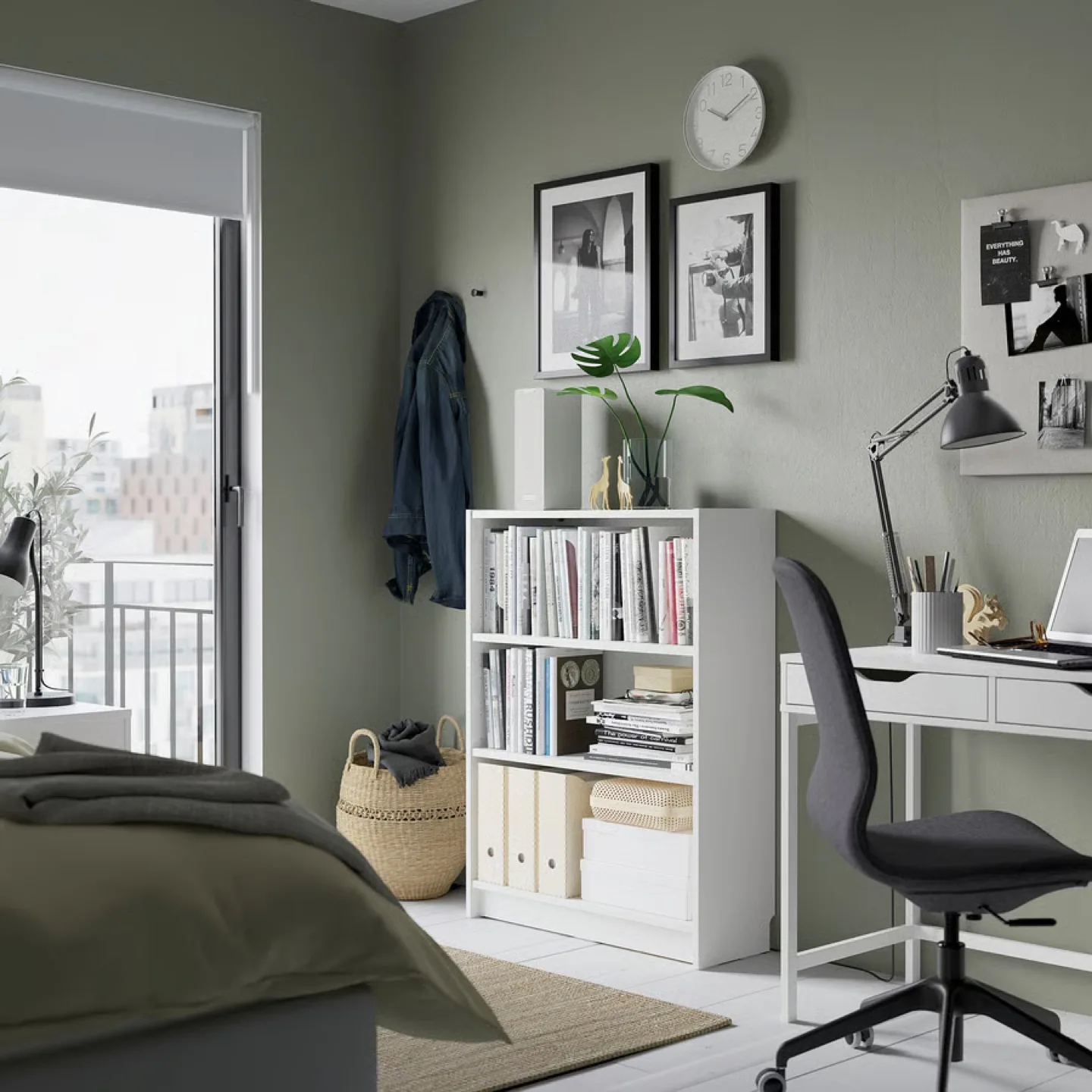 IKEA Billy White Bookcase thumbnail