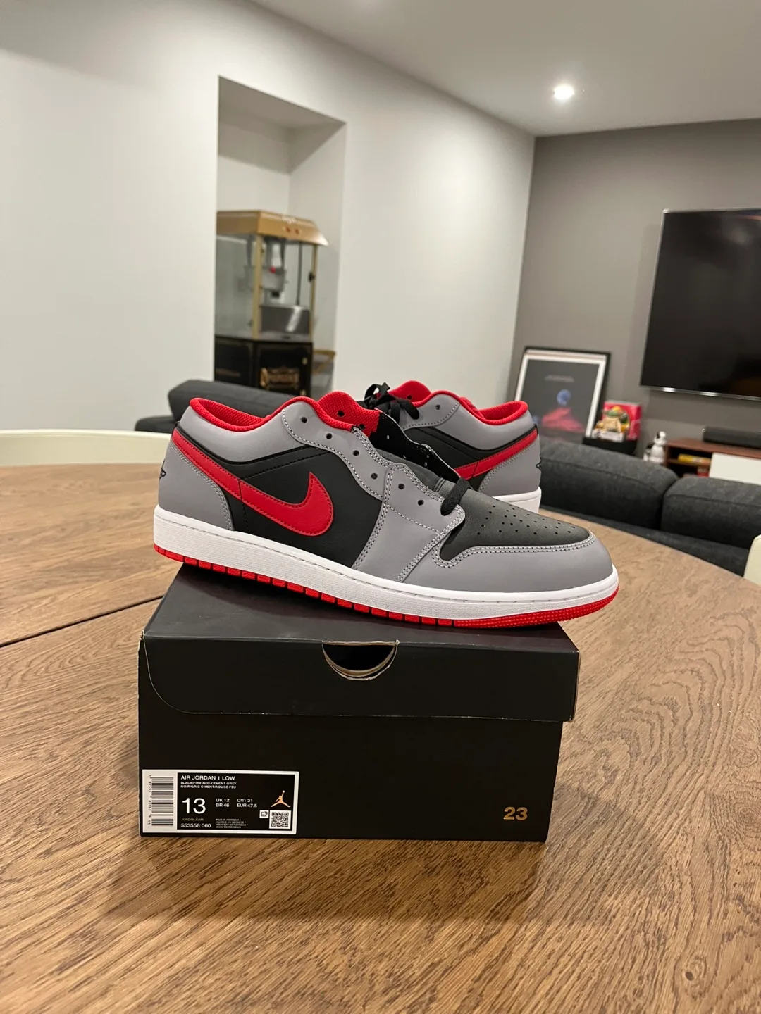 Jordan 1 Low Light Smoke Grey Size 13 thumbnail