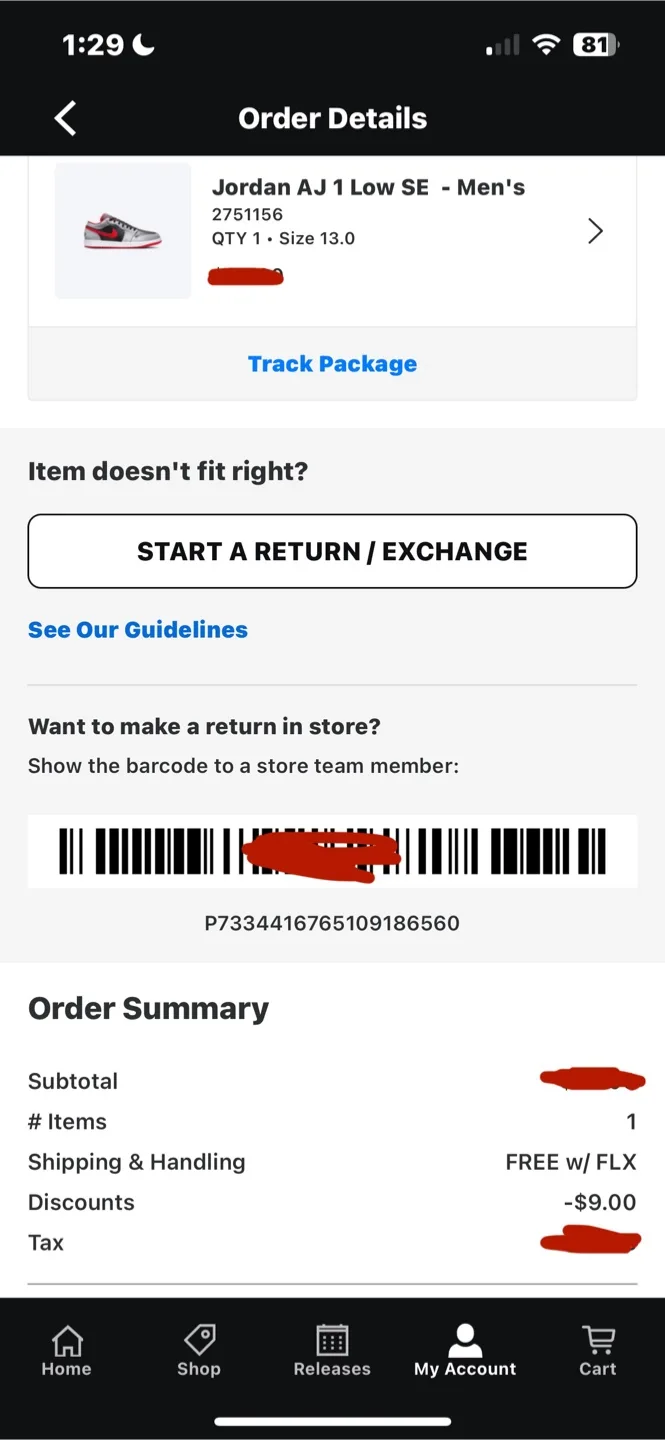 Jordan 1 Low Light Smoke Grey Size 13 image indicator(9)