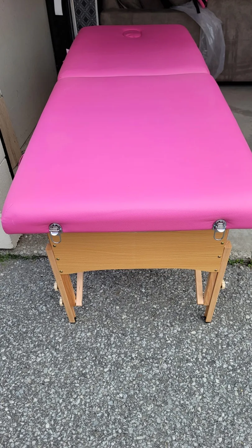 Pink Portable Massage Table