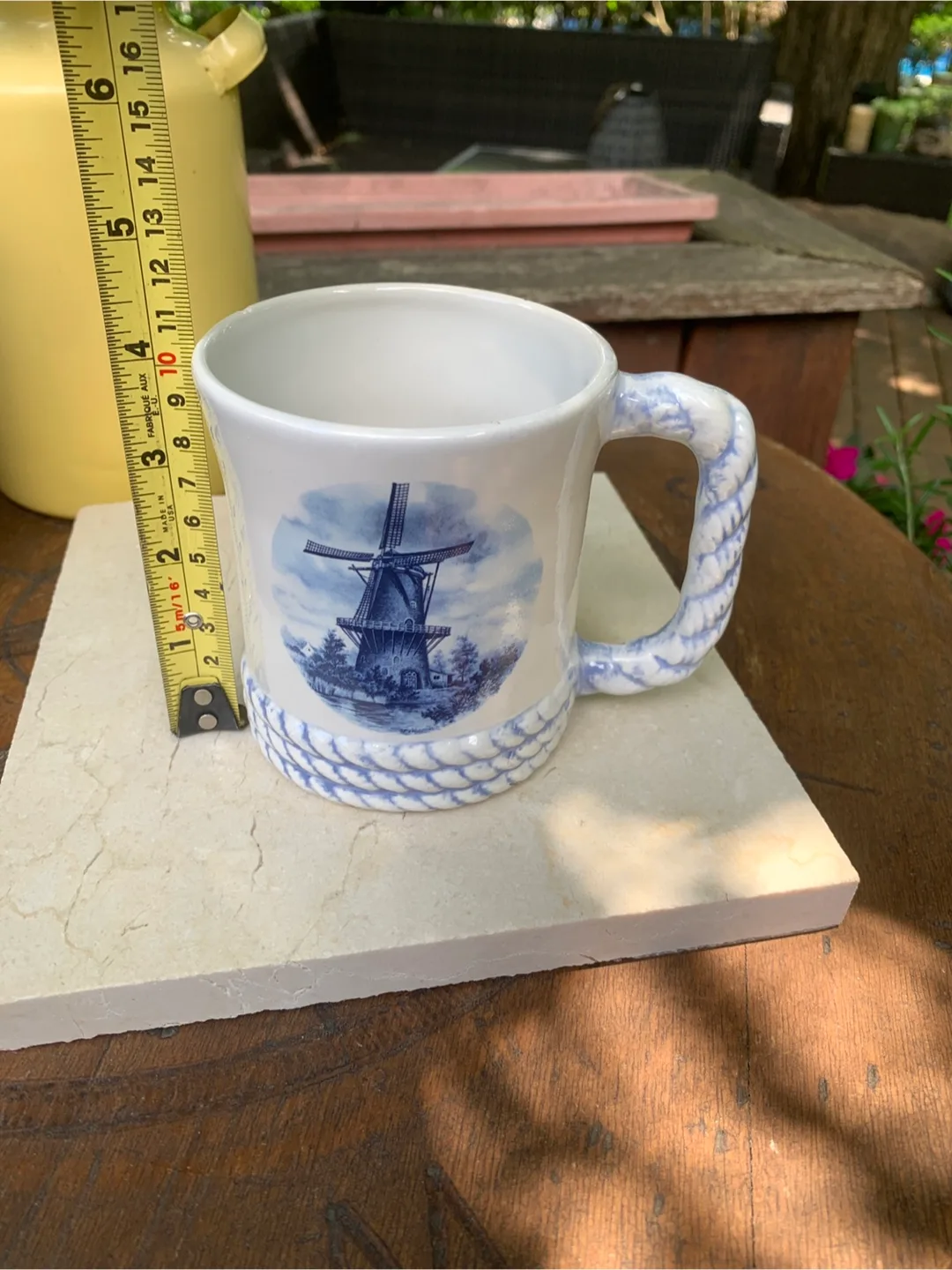 Vintage Delft Blue Windmill Mug image indicator(9)