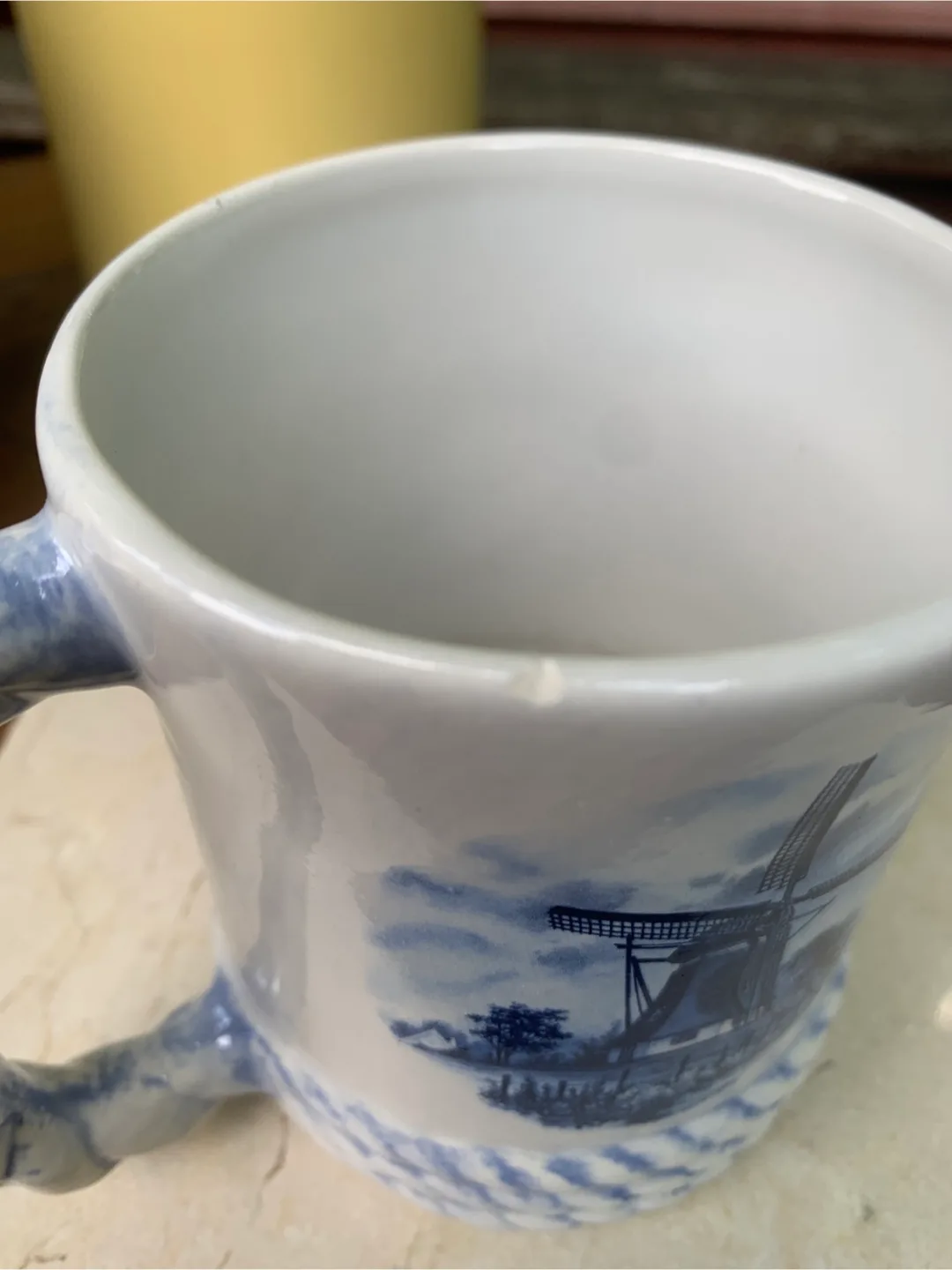 Vintage Delft Blue Windmill Mug image indicator(7)