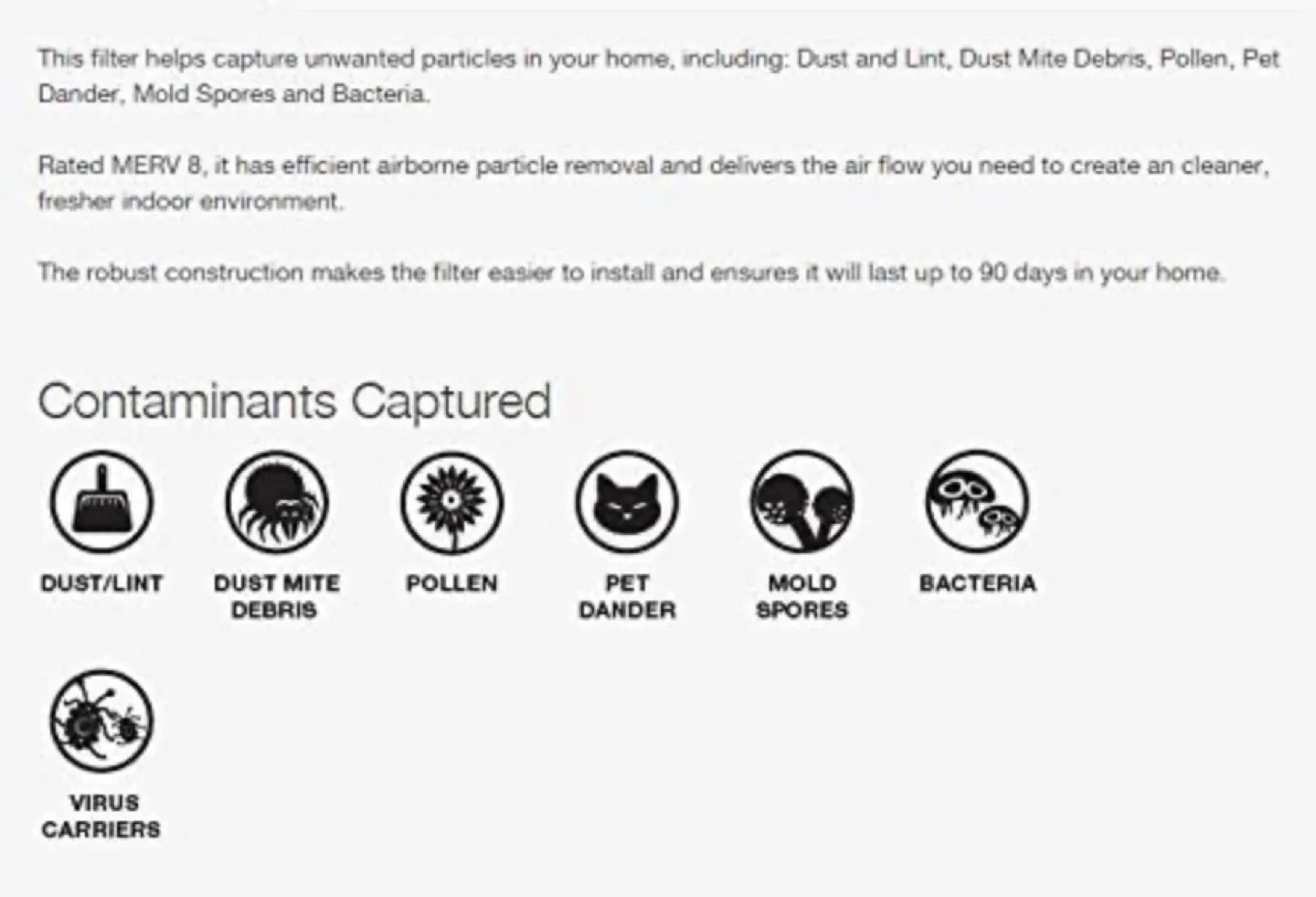 [New] NaturalAire Air HVAC Filter by Flanders-20x36x1 (10 pack) image indicator(3)