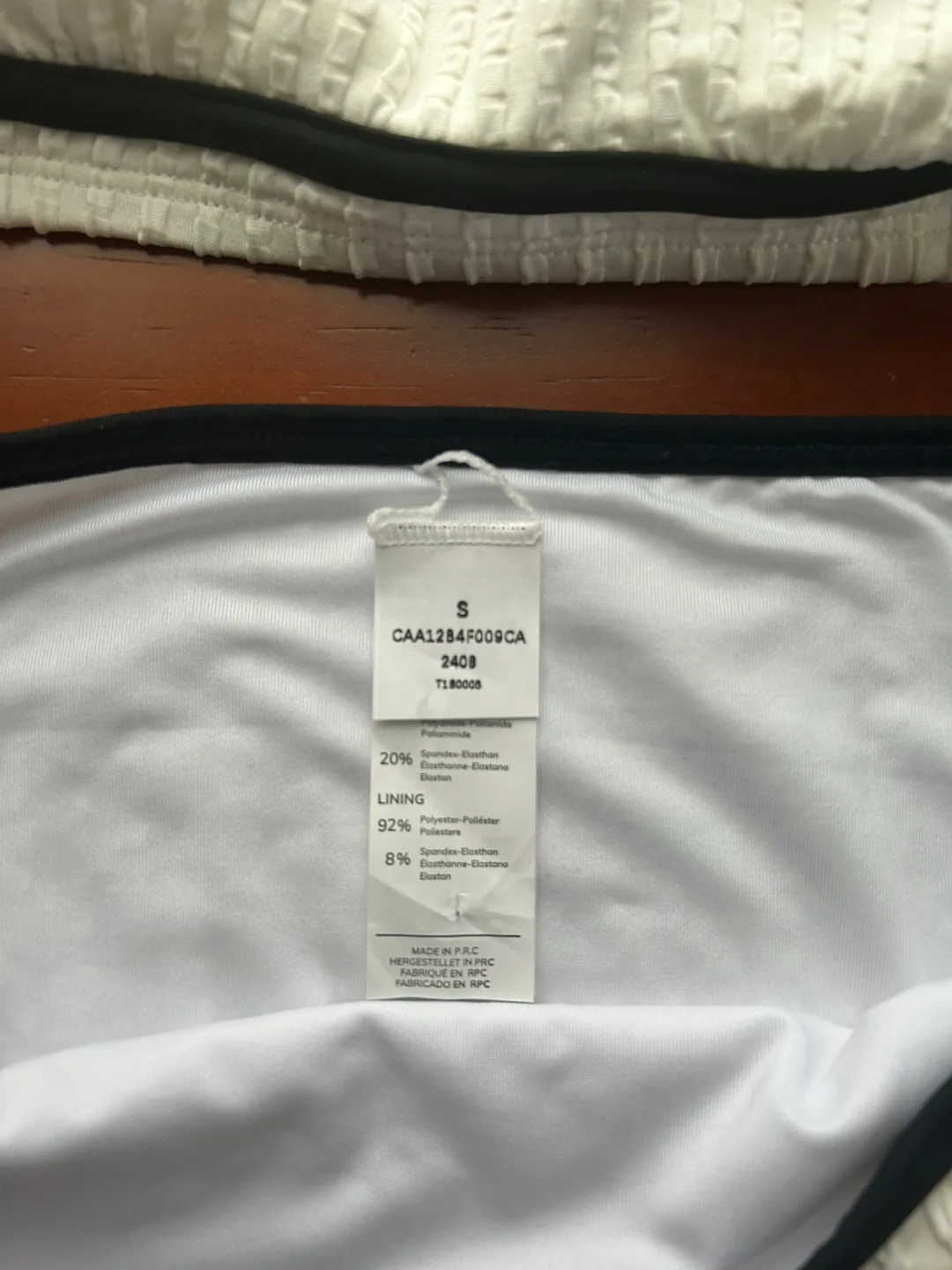 New CUPSHE White Bikini Set - Size S image indicator(2)