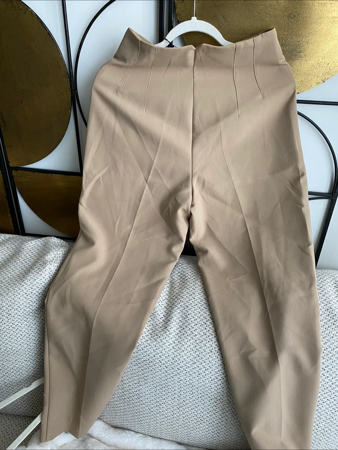 Zara Beige Trousers - Size M image indicator(3)