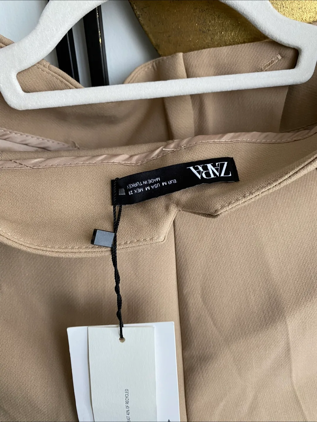 Zara Beige Trousers - Size M image indicator(2)