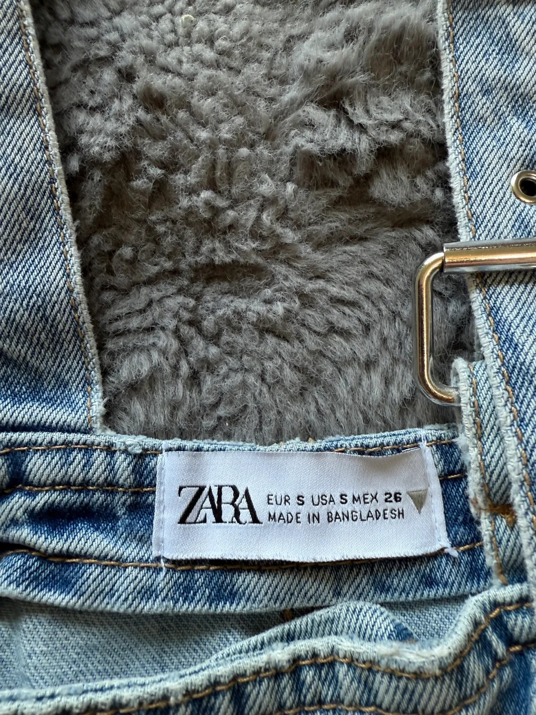 Zara Denim Overalls - Size S image indicator(4)