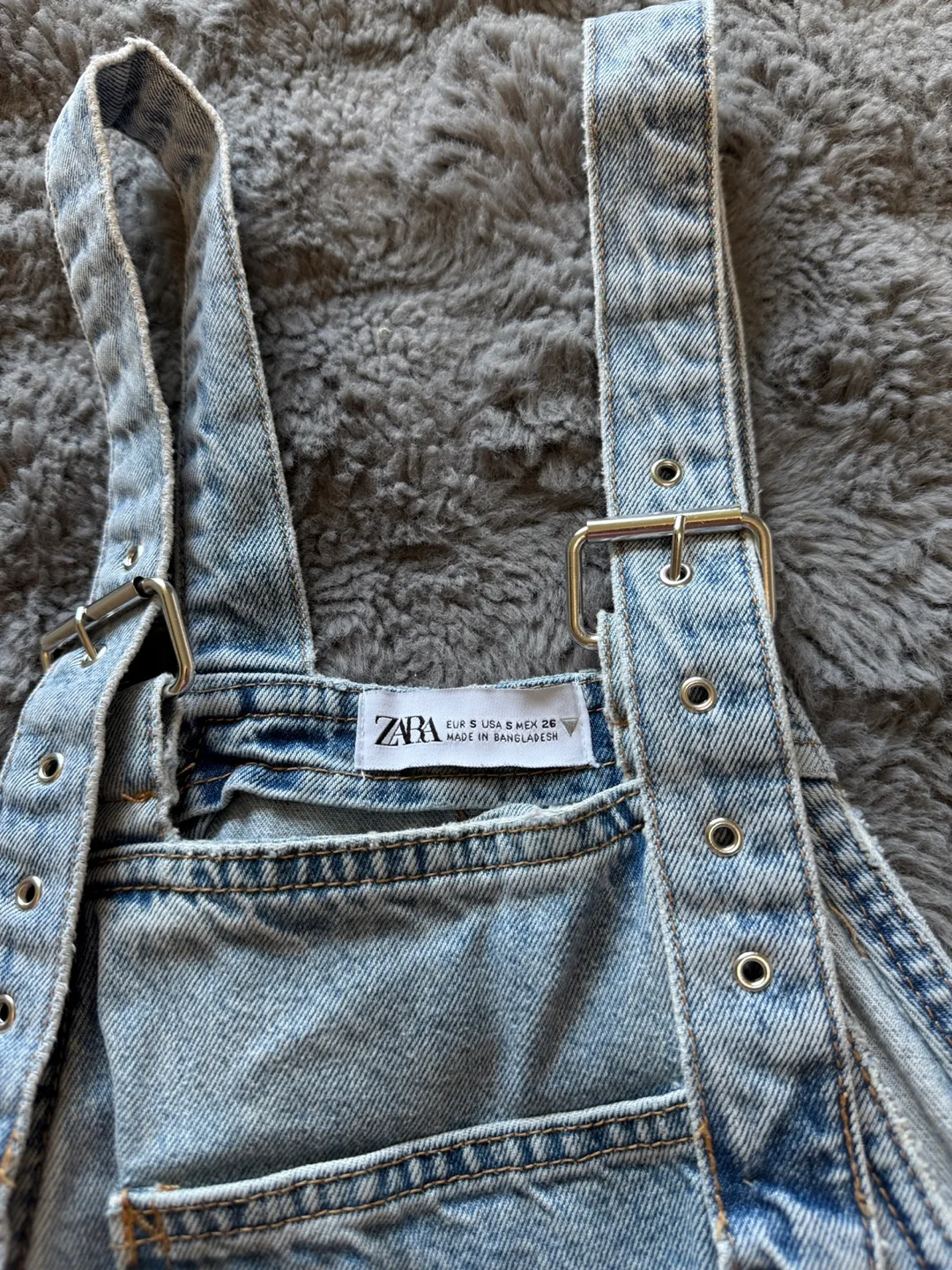 Zara Denim Overalls - Size S image indicator(3)