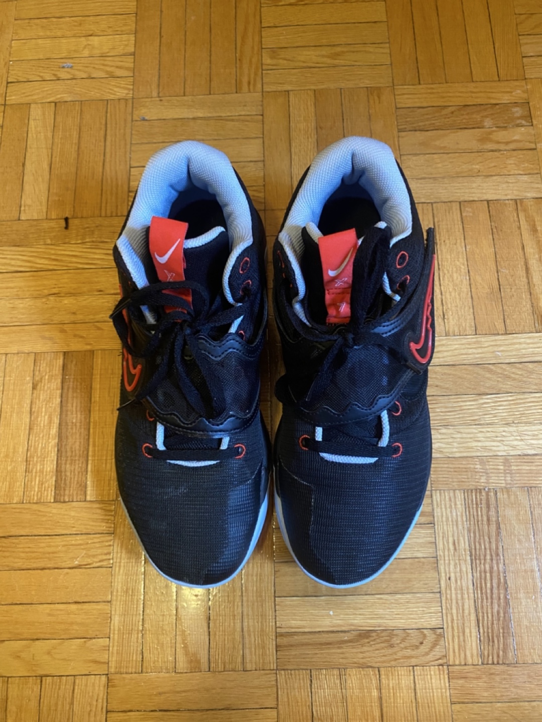 Nike KD Trey 5 IX Basketball Shoes - Black/Red, Size 11 - photo 2