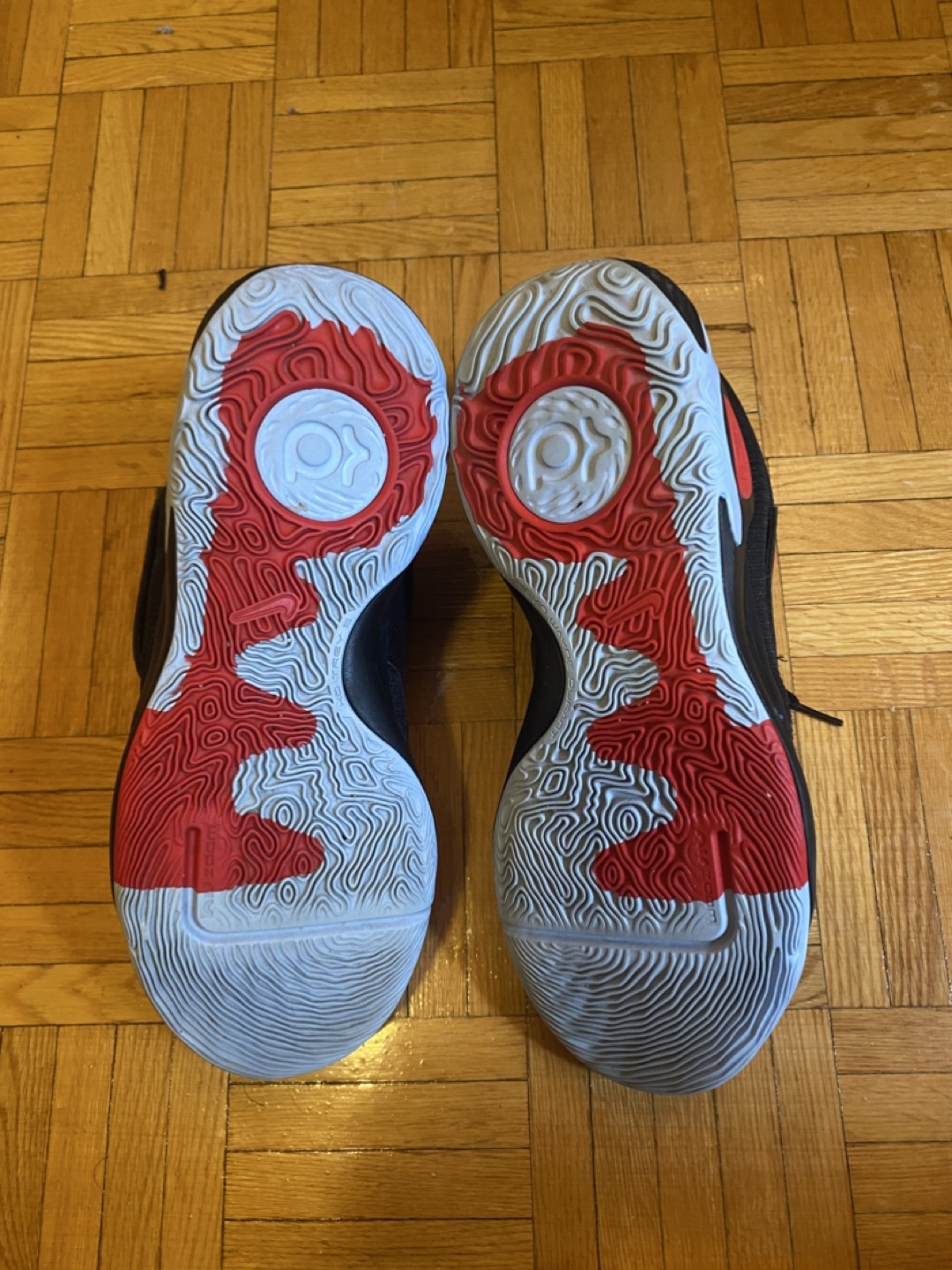 Nike KD Trey 5 IX Basketball Shoes - Black/Red, Size 11 - photo 3