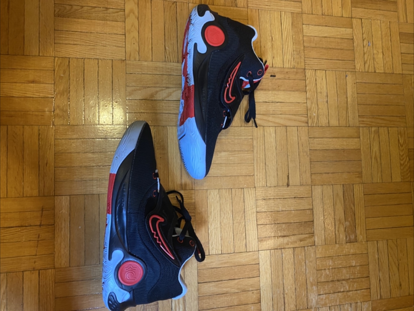 Nike KD Trey 5 IX Basketball Shoes - Black/Red, Size 11 - photo 4