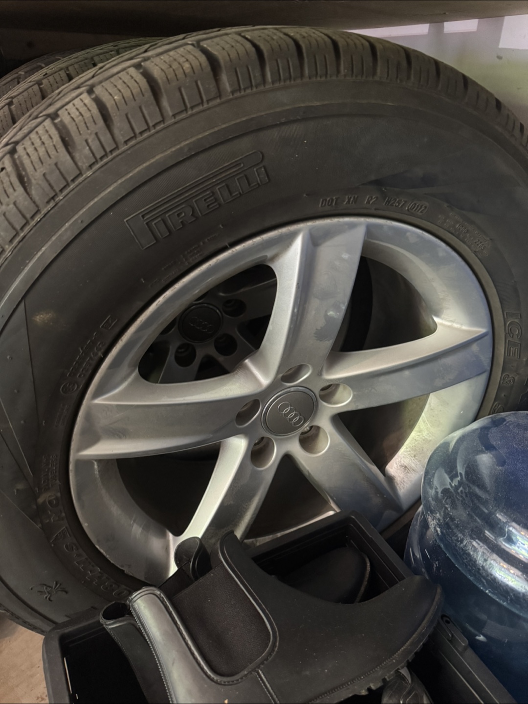 Pirelli Ice 3 Tire on Audi Rim set of (4)