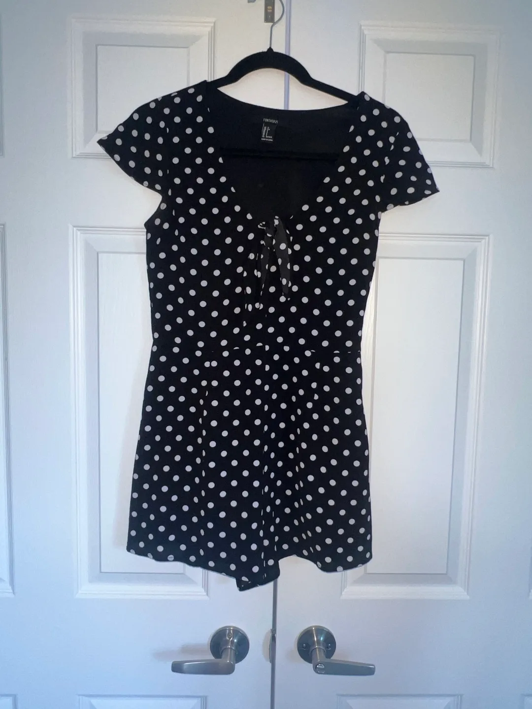 Forever 21 Polka Dot Romper - Size S thumbnail