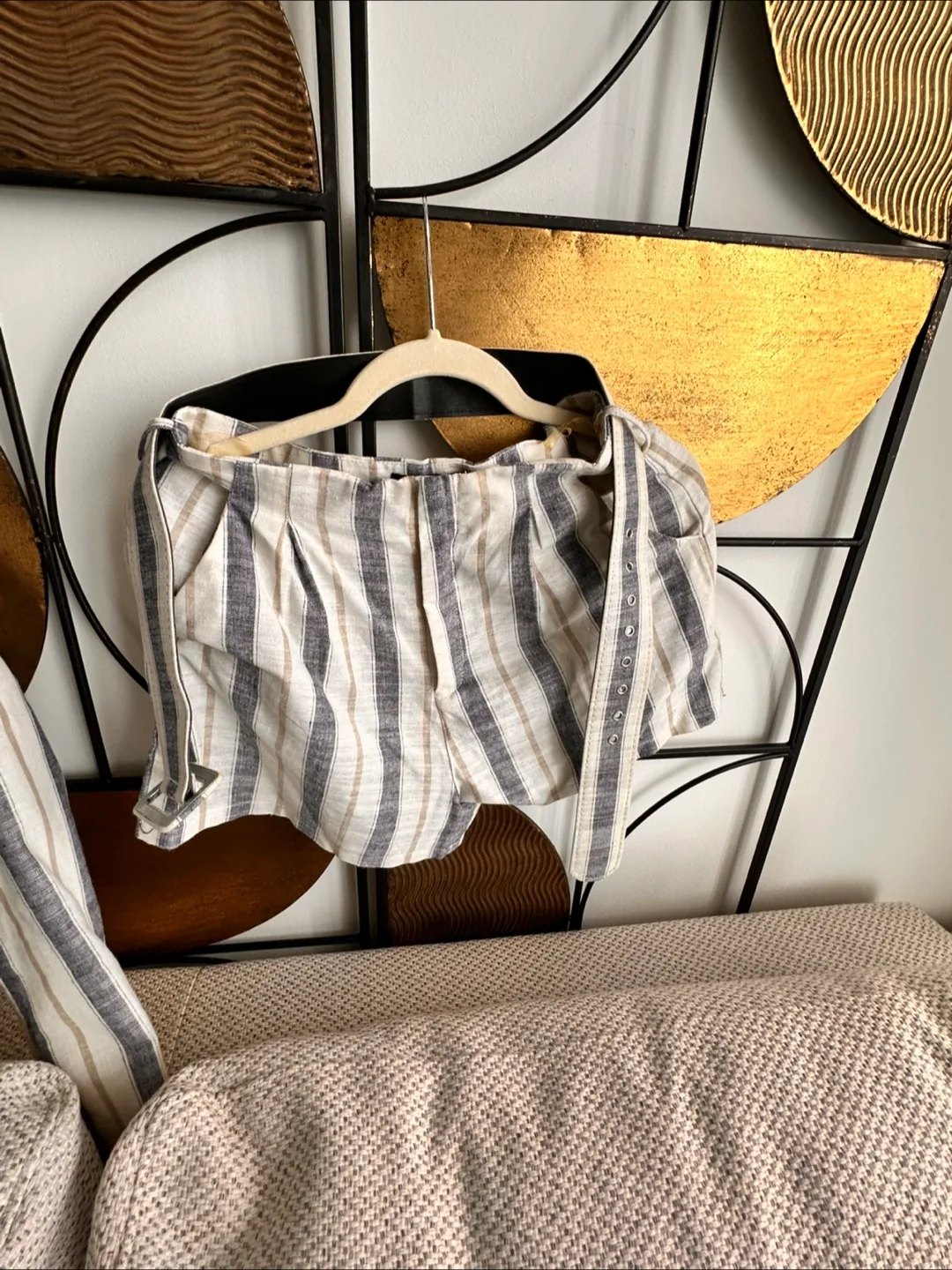 Fashion Nova Striped Blazer and shorts Set Size S image indicator(6)