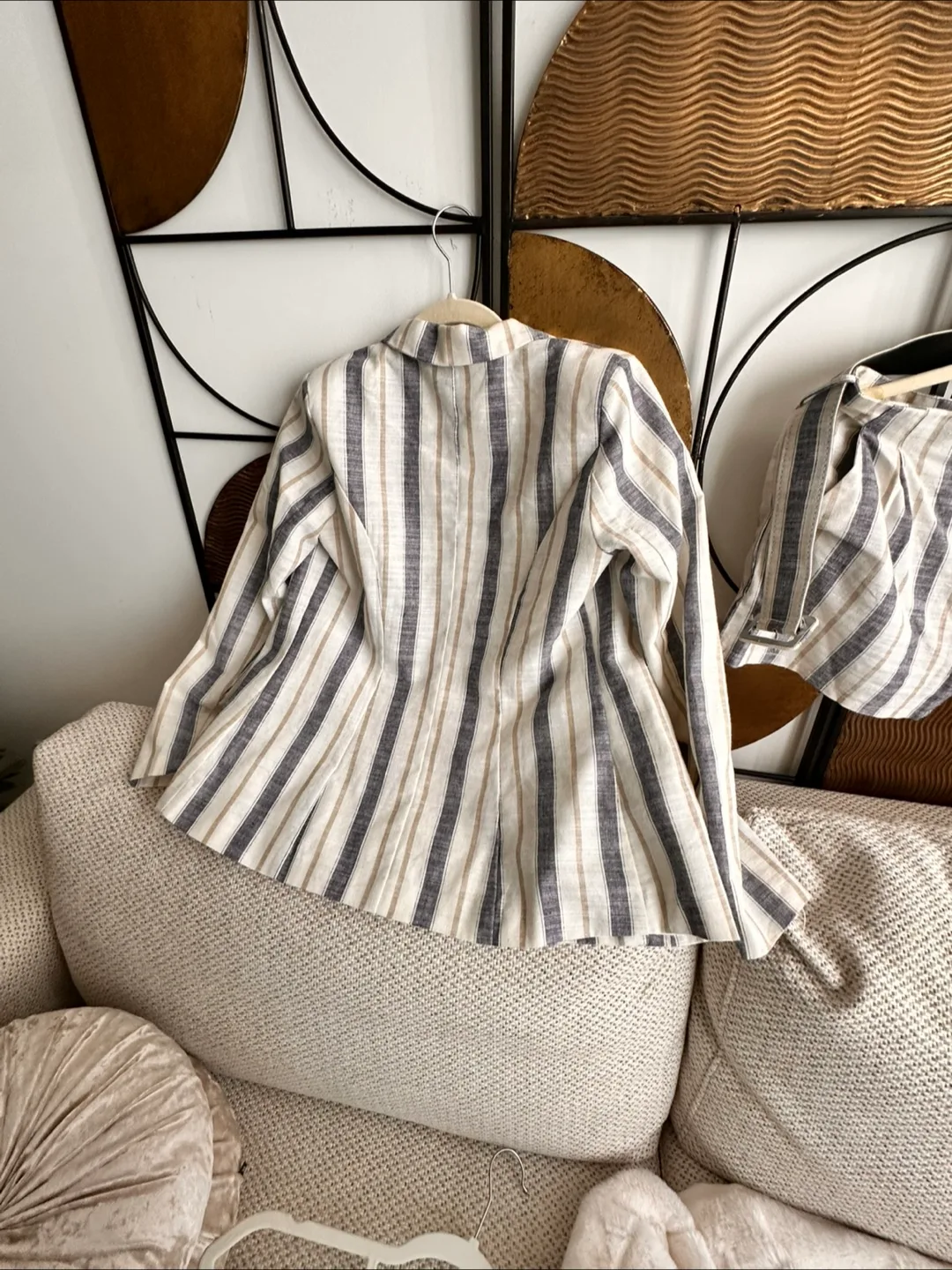 Fashion Nova Striped Blazer and shorts Set Size S image indicator(7)