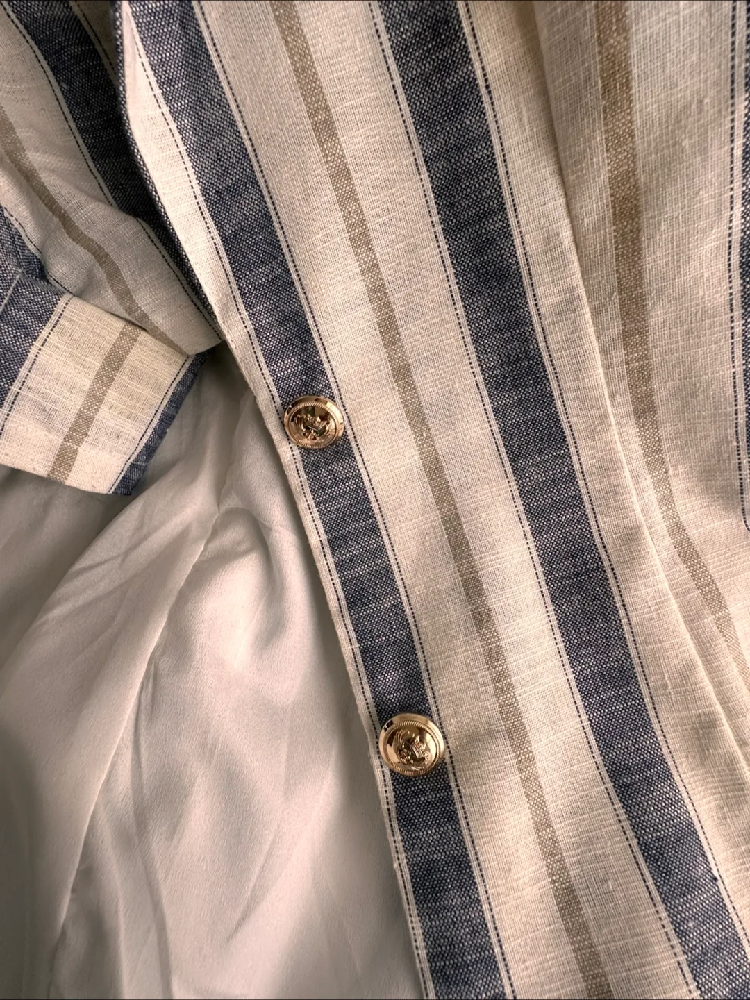 Fashion Nova Striped Blazer and shorts Set Size S image indicator(3)