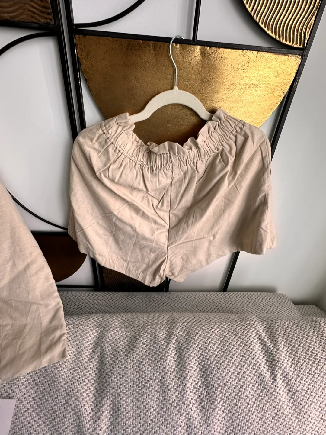 Beyond Words Linen Blend Blazer & Shorts Set - Size L image indicator(6)