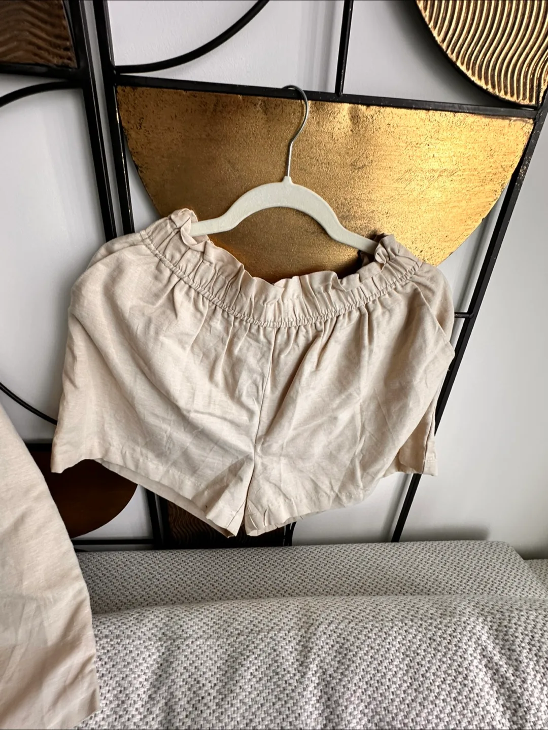 Beyond Words Linen Blend Blazer & Shorts Set - Size L image indicator(5)