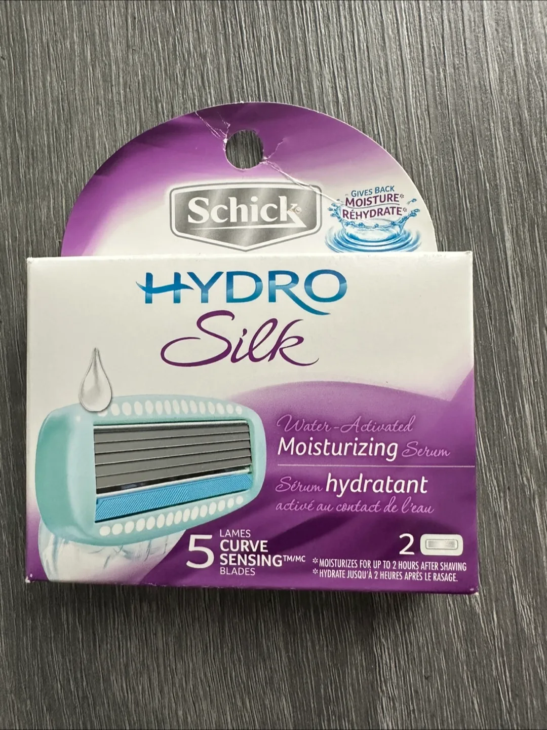 Schick Hydro Silk Razor Refills, 2 pack thumbnail