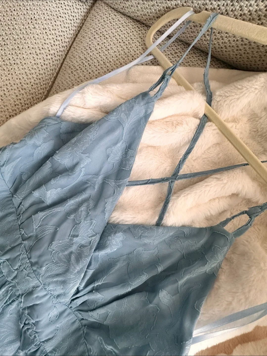 Fashion Nova Romper - Size XS, Blue image indicator(3)