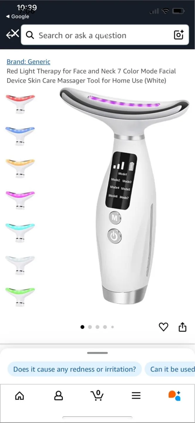 7 Color Light Therapy Face and Neck Device image indicator(6)