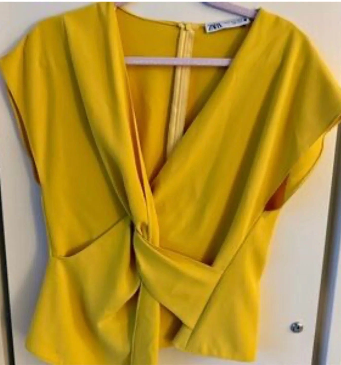 Zara Yellow Matching Set - Size M top, XL Pants image indicator(5)