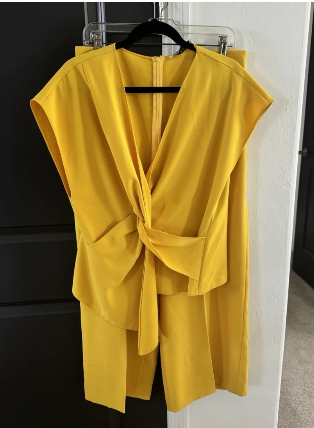 Zara Yellow Matching Set - Size M top, XL Pants image indicator(3)