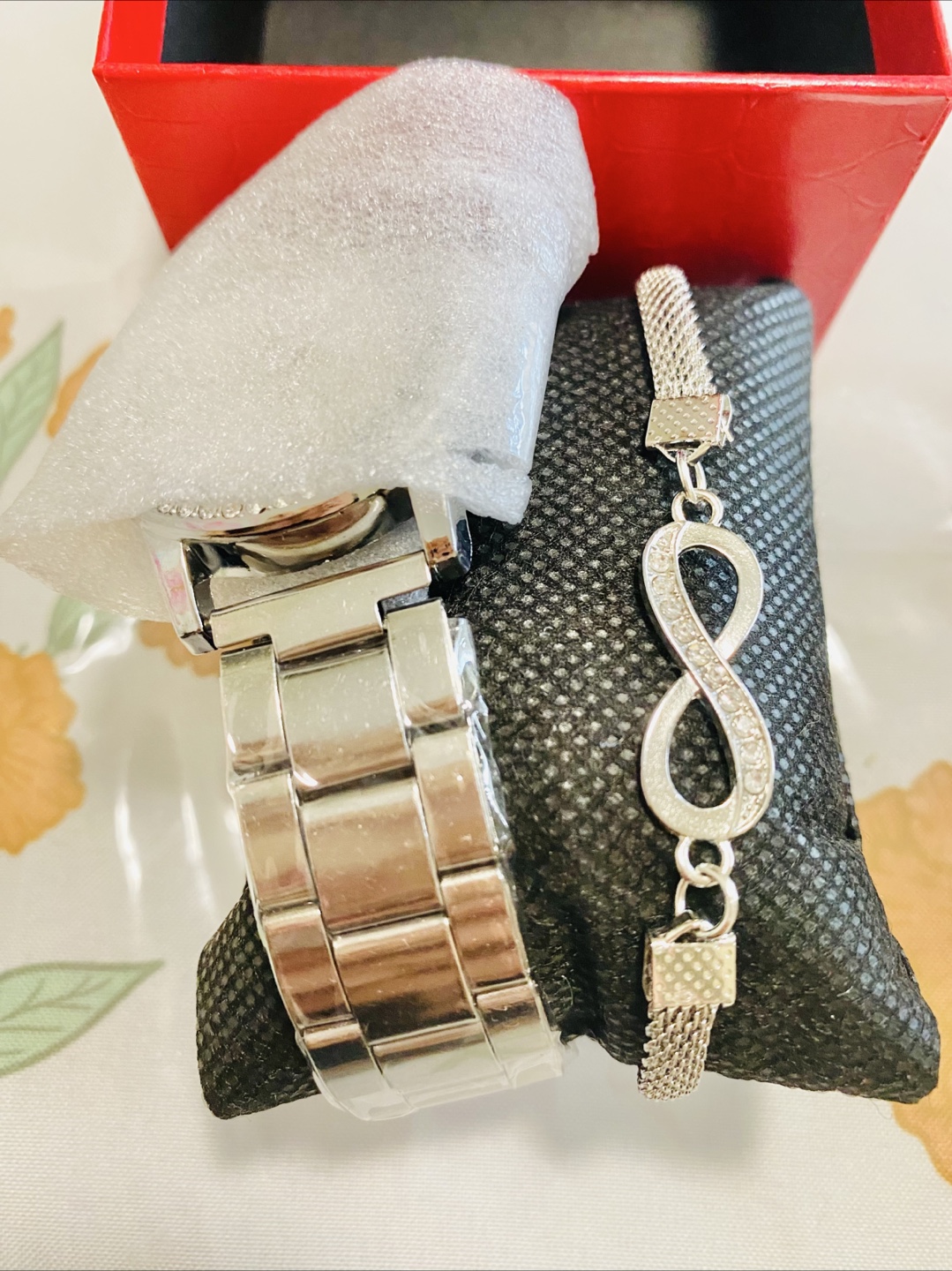 Geneva Silver Watch & Bracelet Set - photo 4