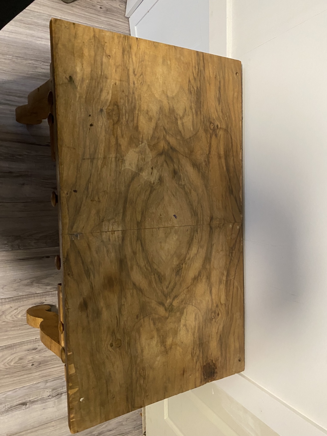 Antique Wooden Desk with Drawers - photo 3