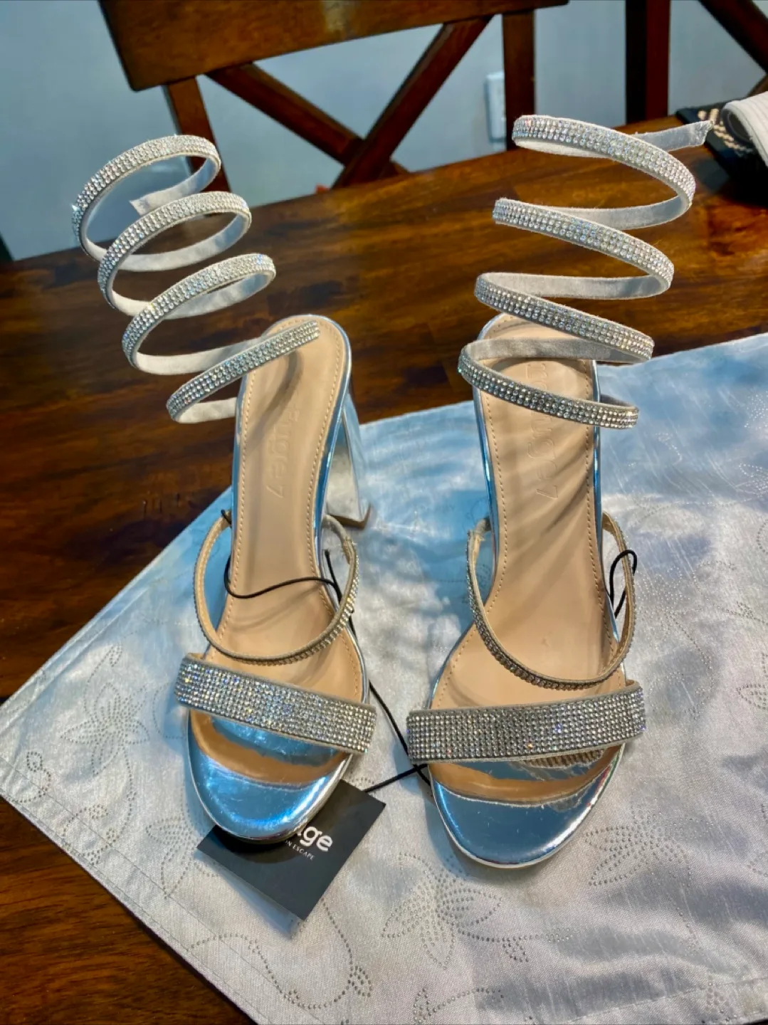Refuge Silver Heels - Size 7 thumbnail