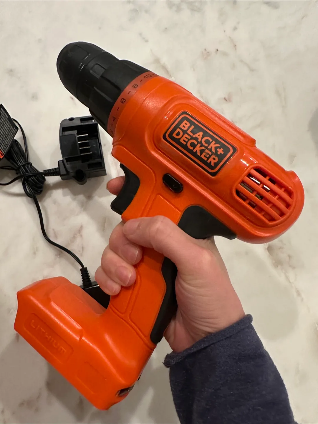 Black+Decker Cordless Power Drill (battery NOT included) image indicator(2)