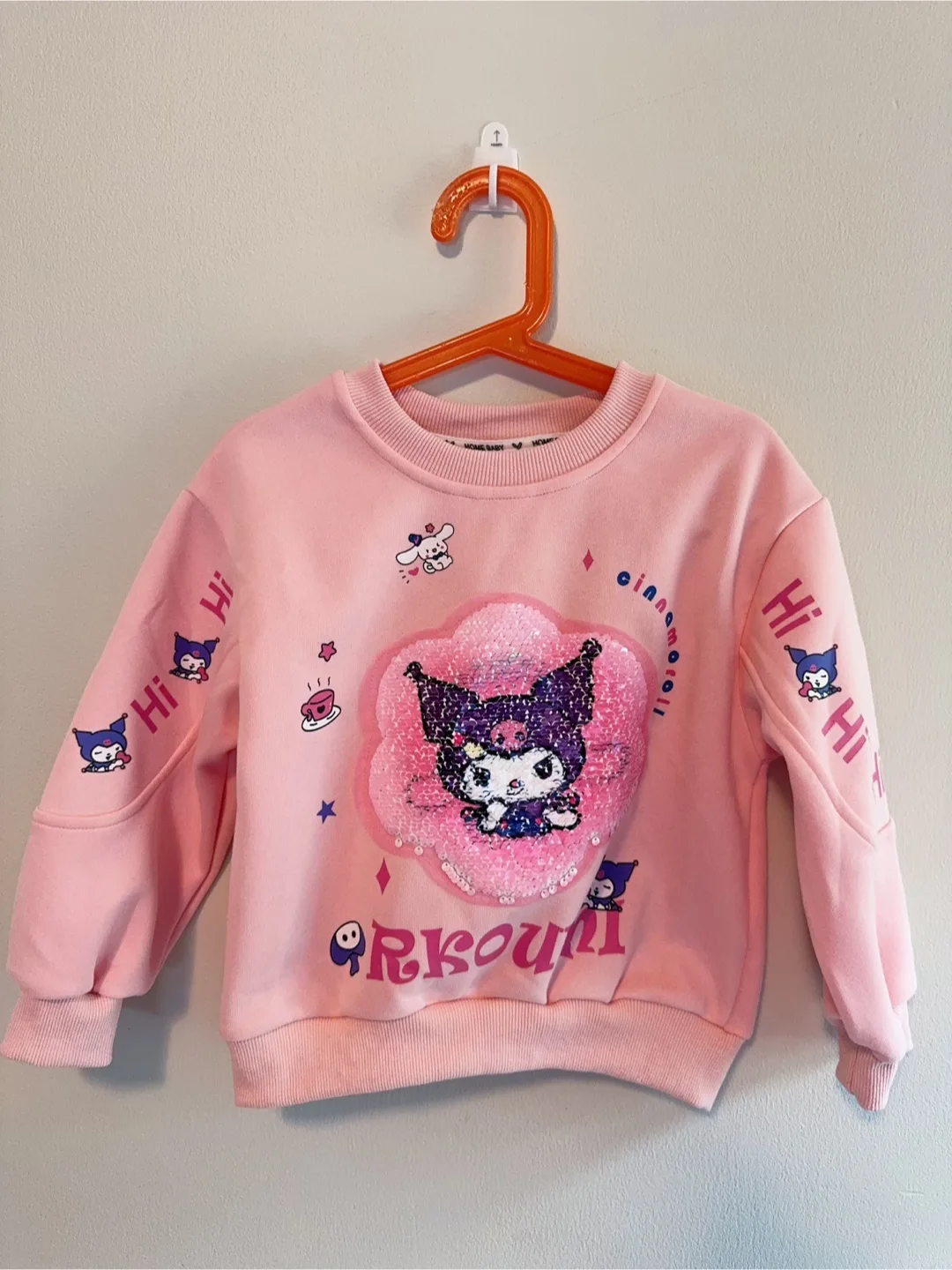 Pink Cinnamoroll & Kuromi Kids' Sweatshirt thumbnail